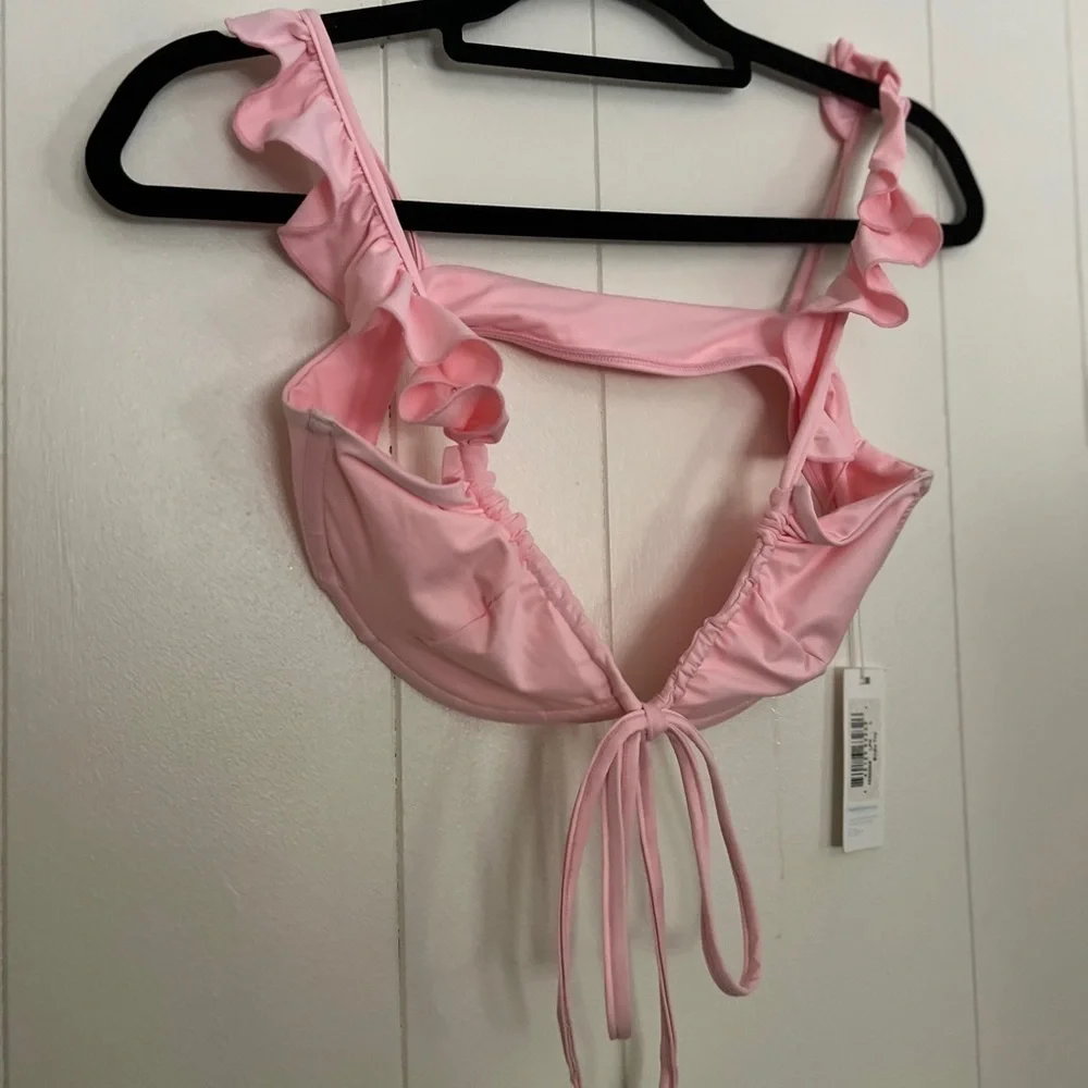 Frankie’s Bikinis Birdie Ruffle top